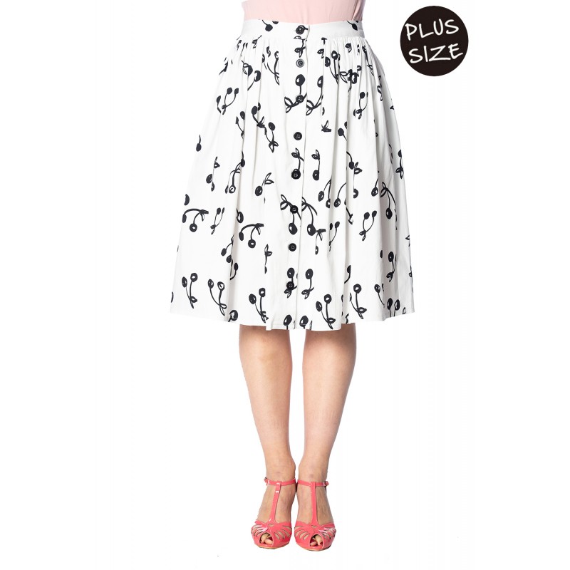 Jupe pin up cerises r tro 50 s