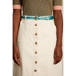 Ceinture bleue shiny King Louie