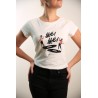 Tee-shirt Yeye blanc Mademoiselle Yéyé